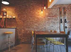 layered lighting interior