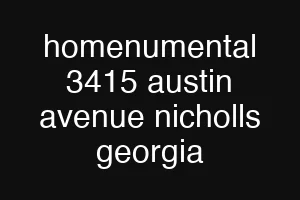 homenumental 3415 austin avenue nicholls georgia